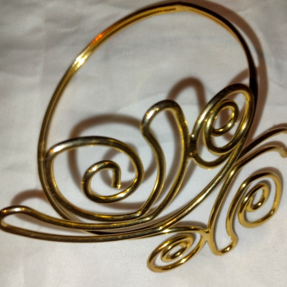 GOLD PLATED UPPER ARM BRACELET - Picture 4 of 4